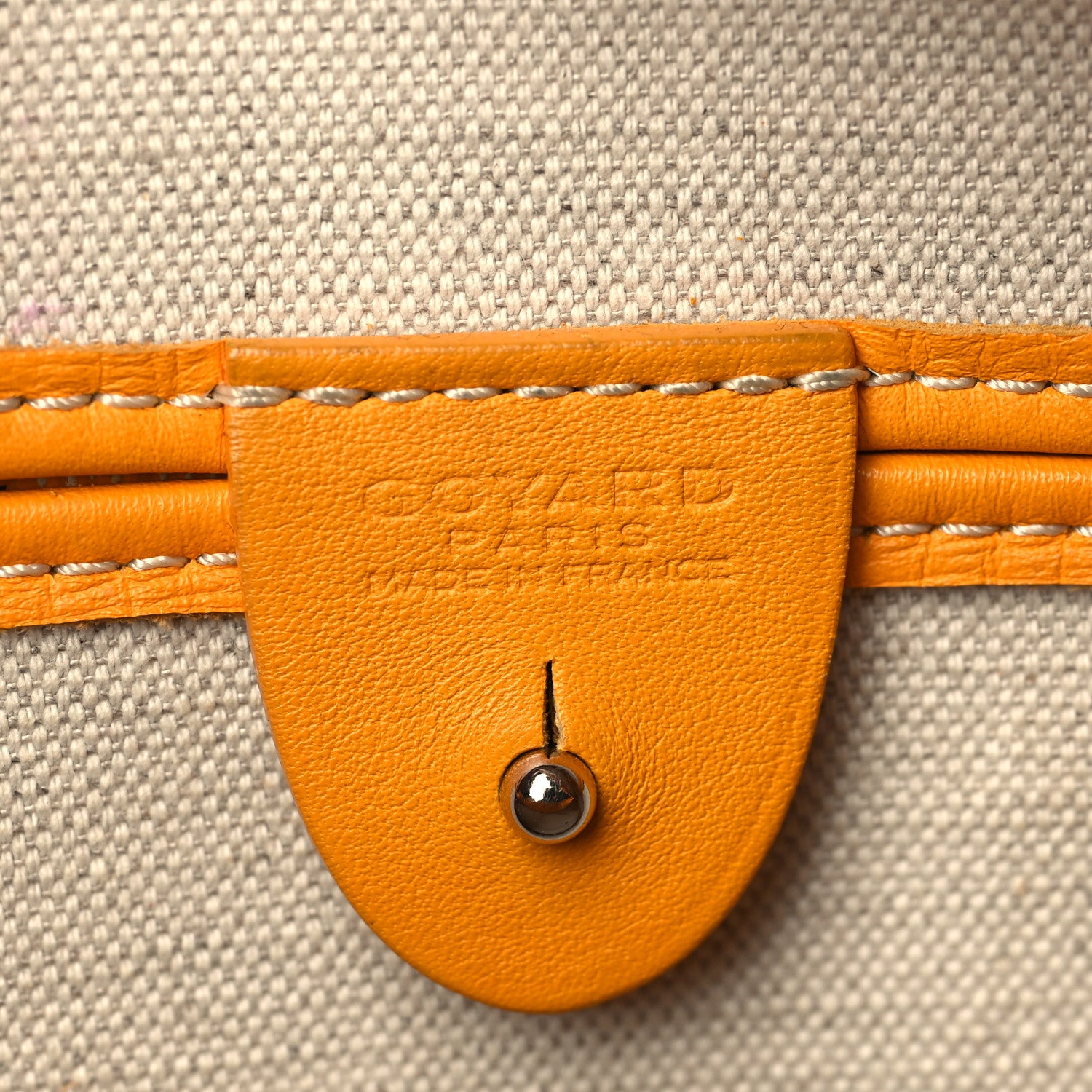 Goyard Goyardine Artois PM Yellow 6 of 9