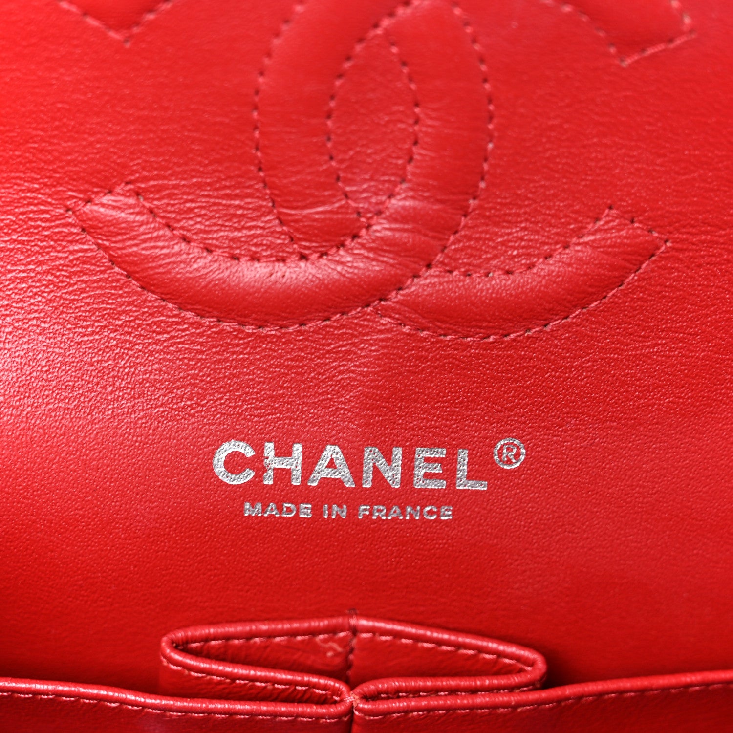 Chanel Caviar Quilted Medium Double Flap Red 5 of 10