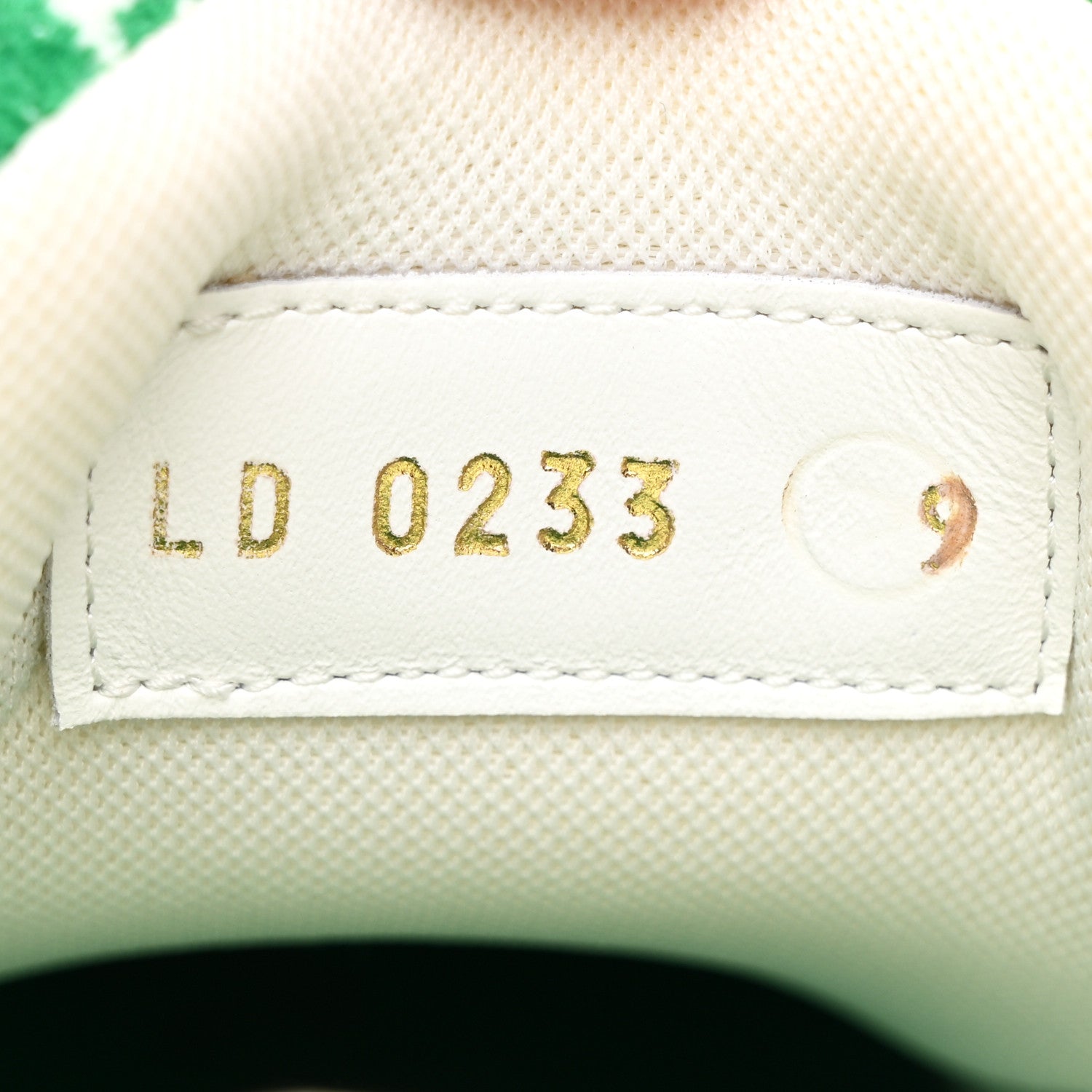 Louis Vuitton Jacquard Velvet Monogram Mens LV Trainer Sneakers 9 Vert 10 of 10