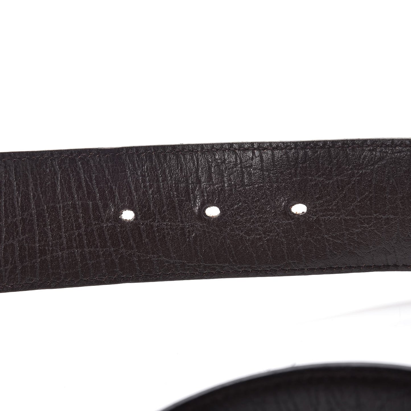 GG Plus Monogram Interlocking G Belt 90 36 Dark Brown