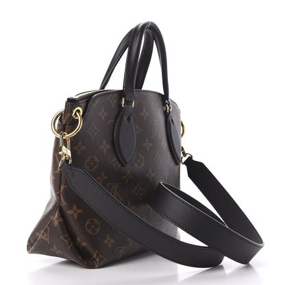 Louis Vuitton Monogram Flower Zipped Tote PM Black 3 of 12