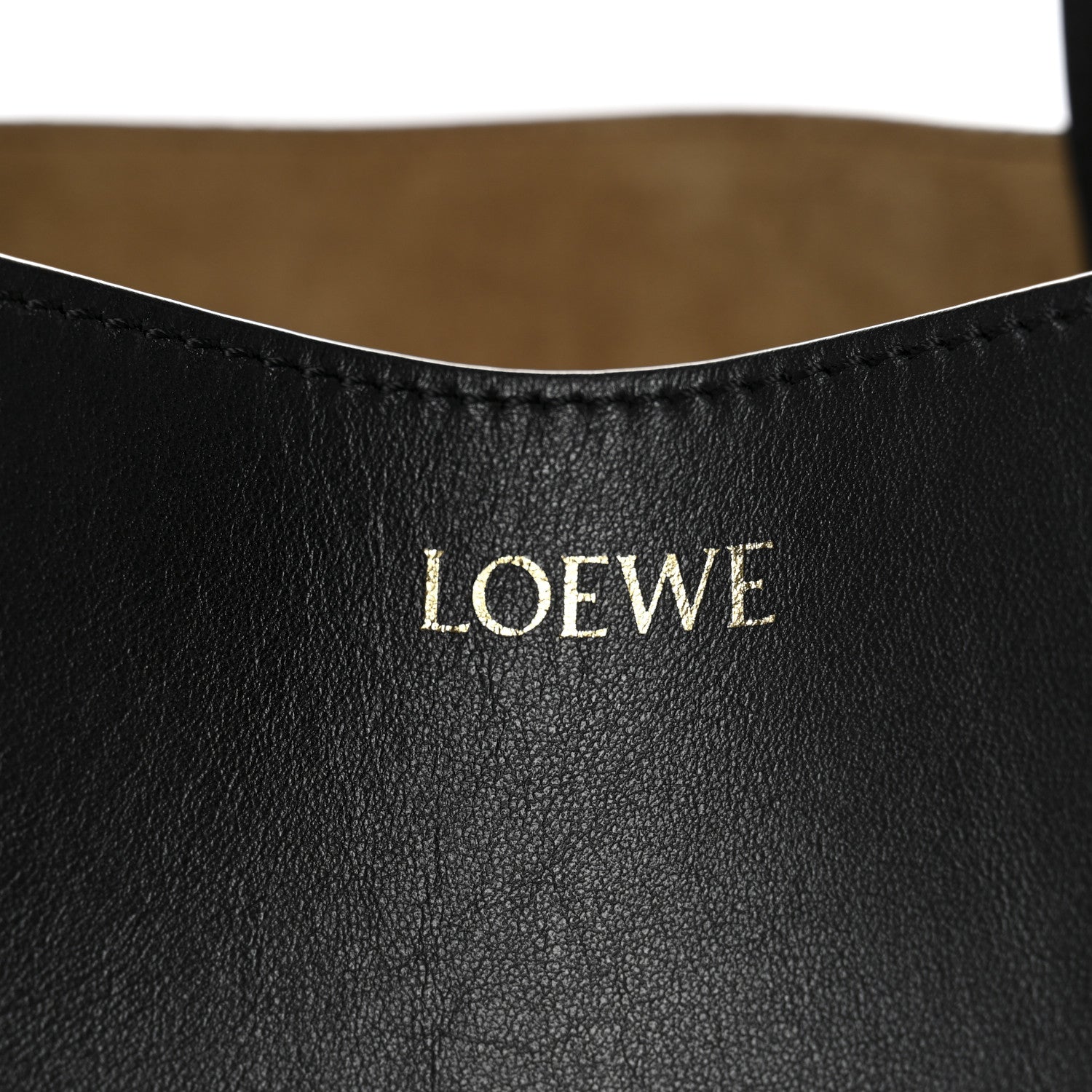Loewe Shiny Calfskin Medium Puzzle Fold Tote Black 8 of 10