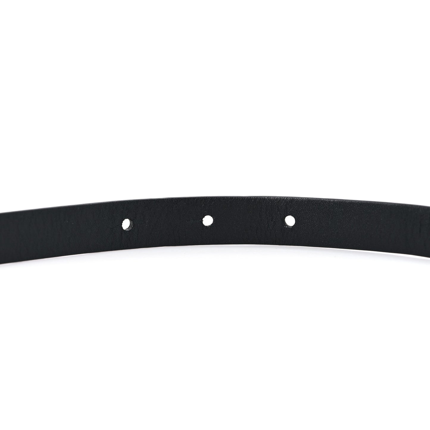 Lambskin Crystal CC Chain Belt 80 32 Black