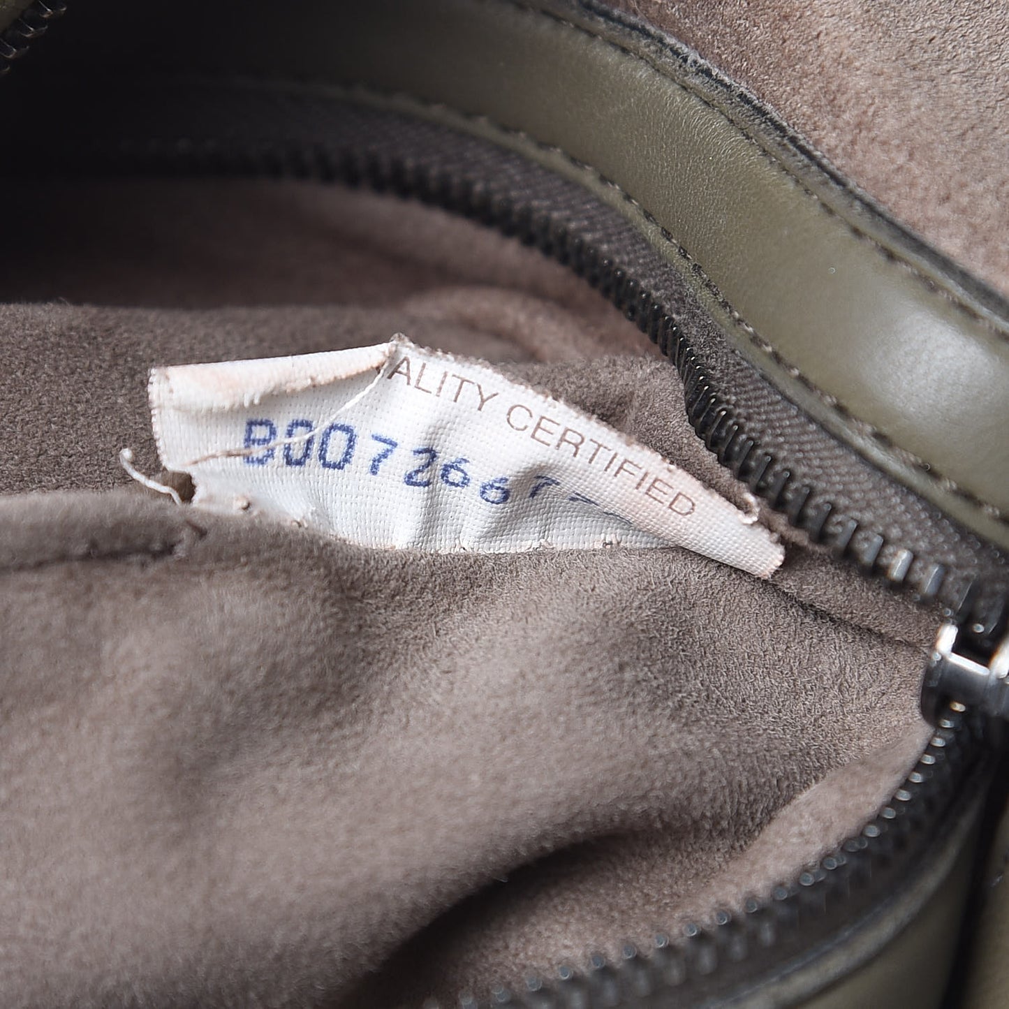 Nappa Intrecciato Large Veneta Hobo Kaki Fondente