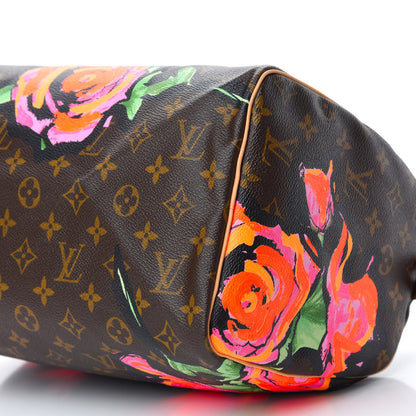 Louis Vuitton Monogram Roses Speedy 30 7 of 10