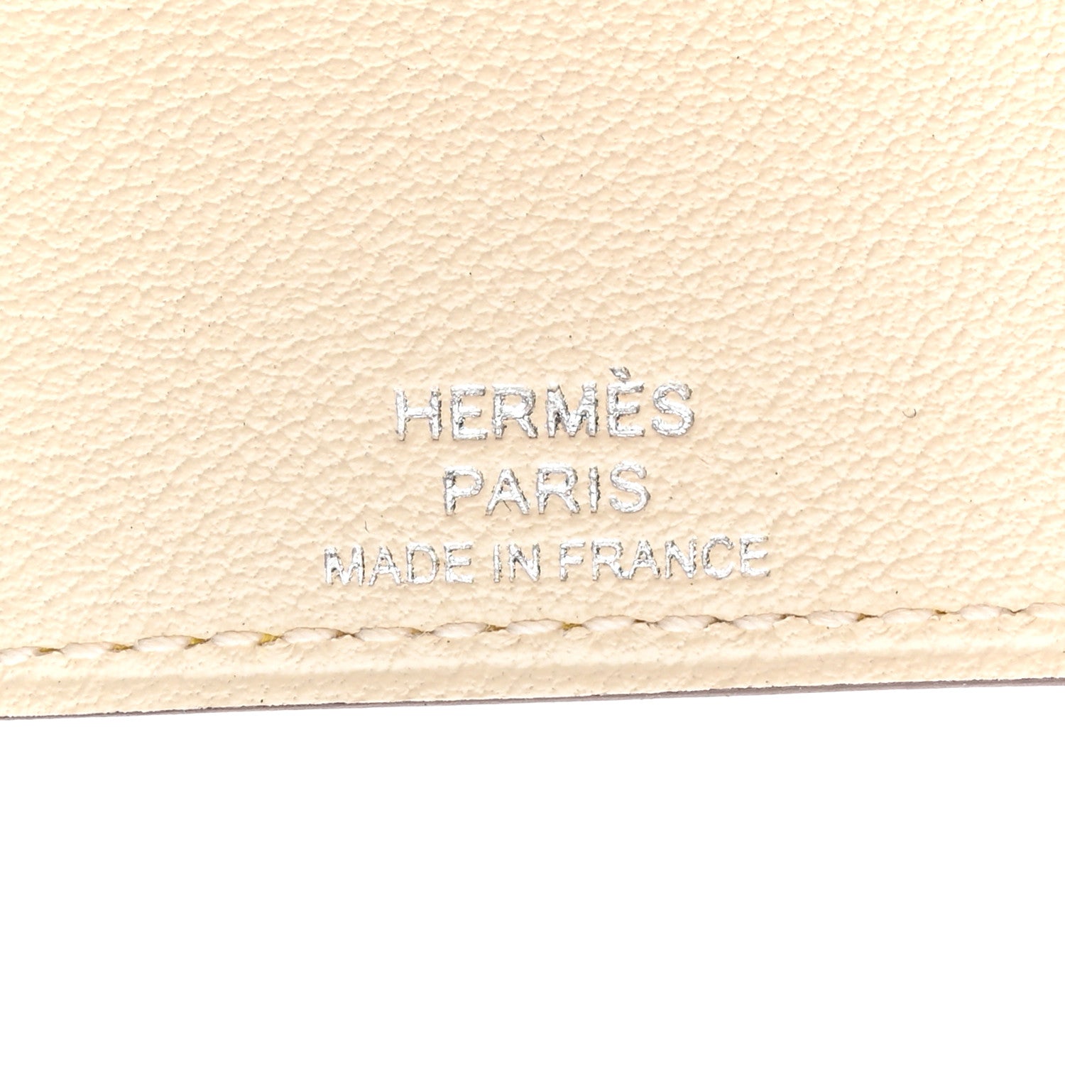 Hermes Evercolor Swift Verso Ulysse Nano Bag Charm Jaune de Naples Nata 3 of 5