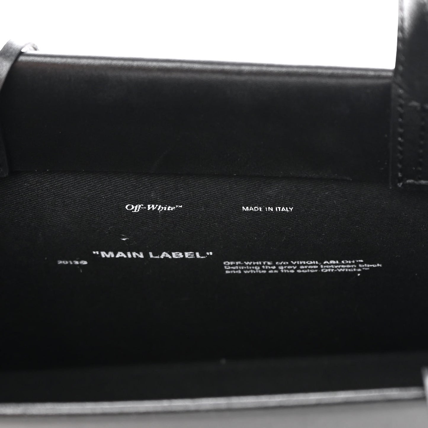 Calfskin Box Bag Tote Black