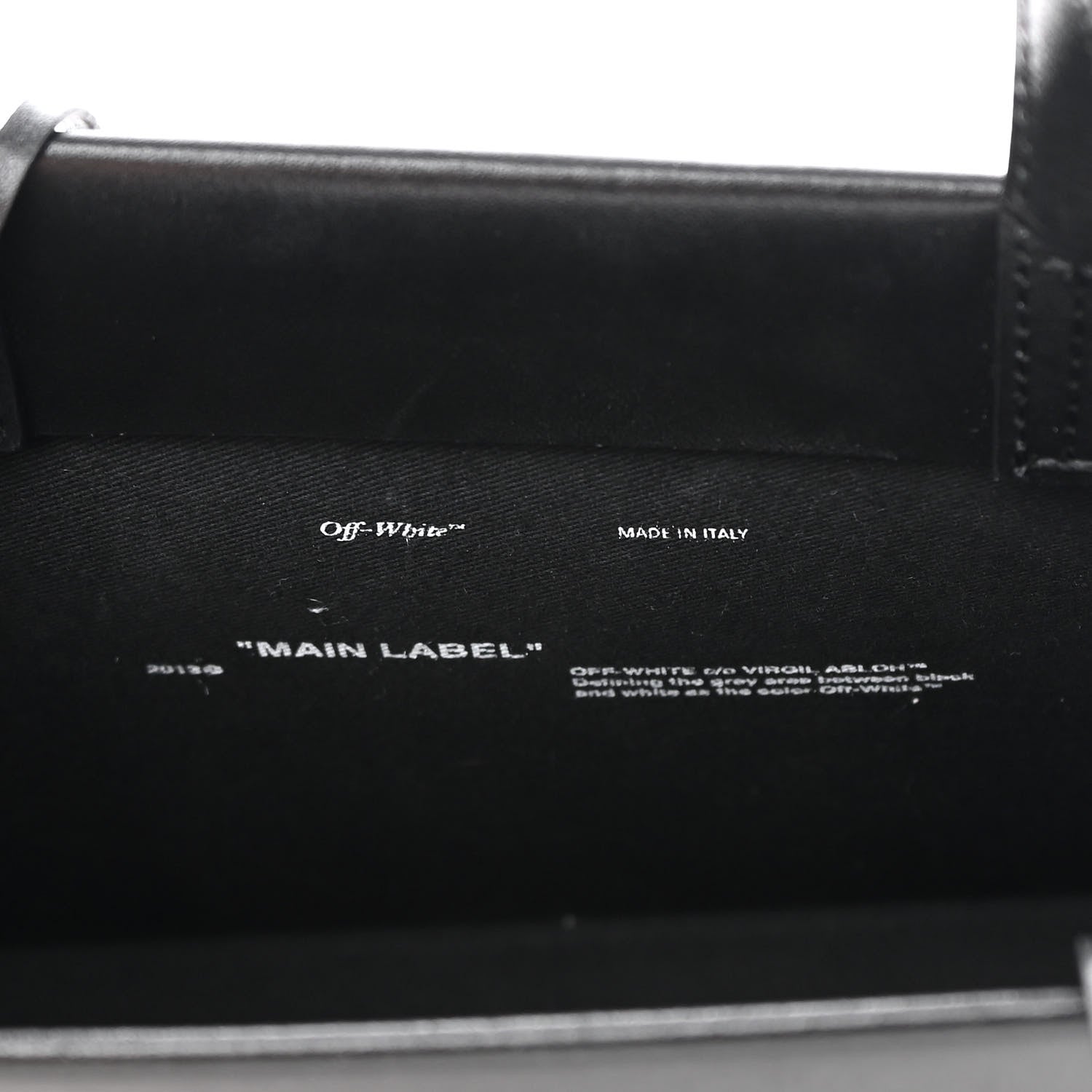 Off-White Calfskin Box Bag Tote Black 6 of 14
