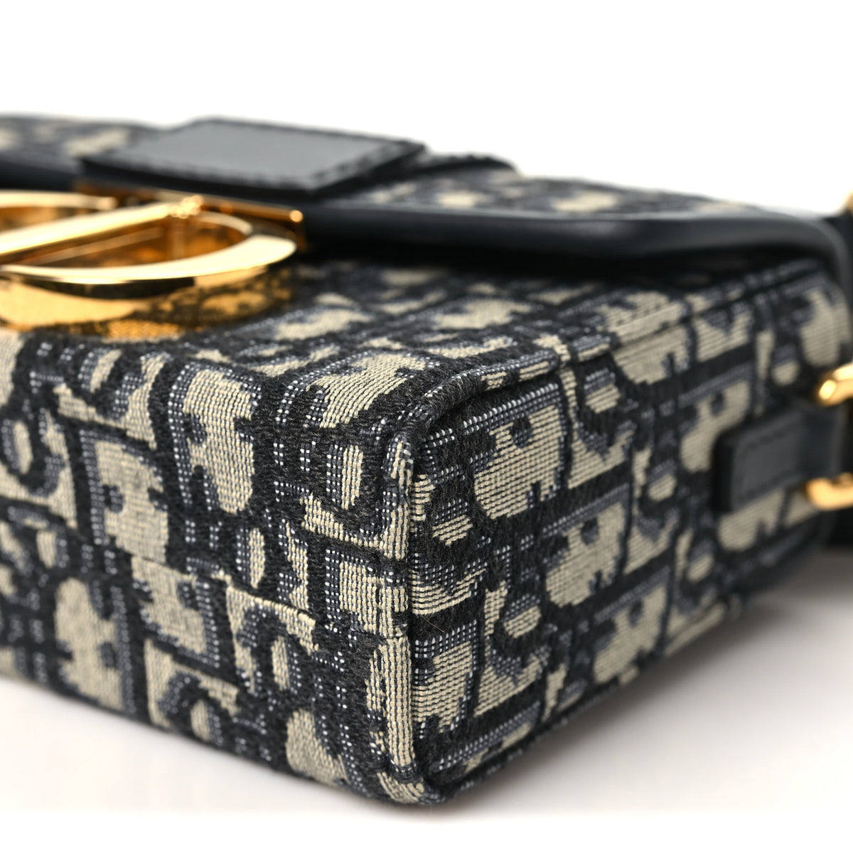 Christian Dior Oblique 30 Montaigne Box Bag Blue 9 of 10