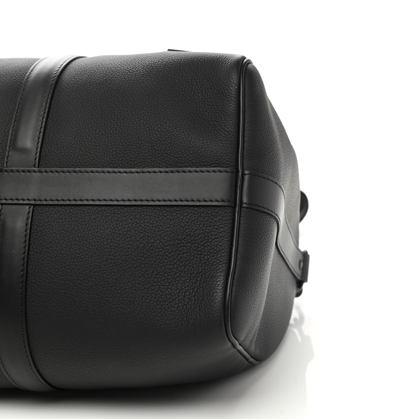 Grained Calfskin Aerogram Keepall Bandouliere 40 Black