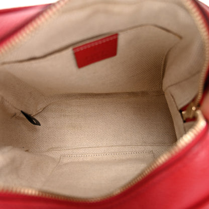 Gucci Pebbled Calfskin Small Soho Disco Bag Tabasco Red 5 of 10