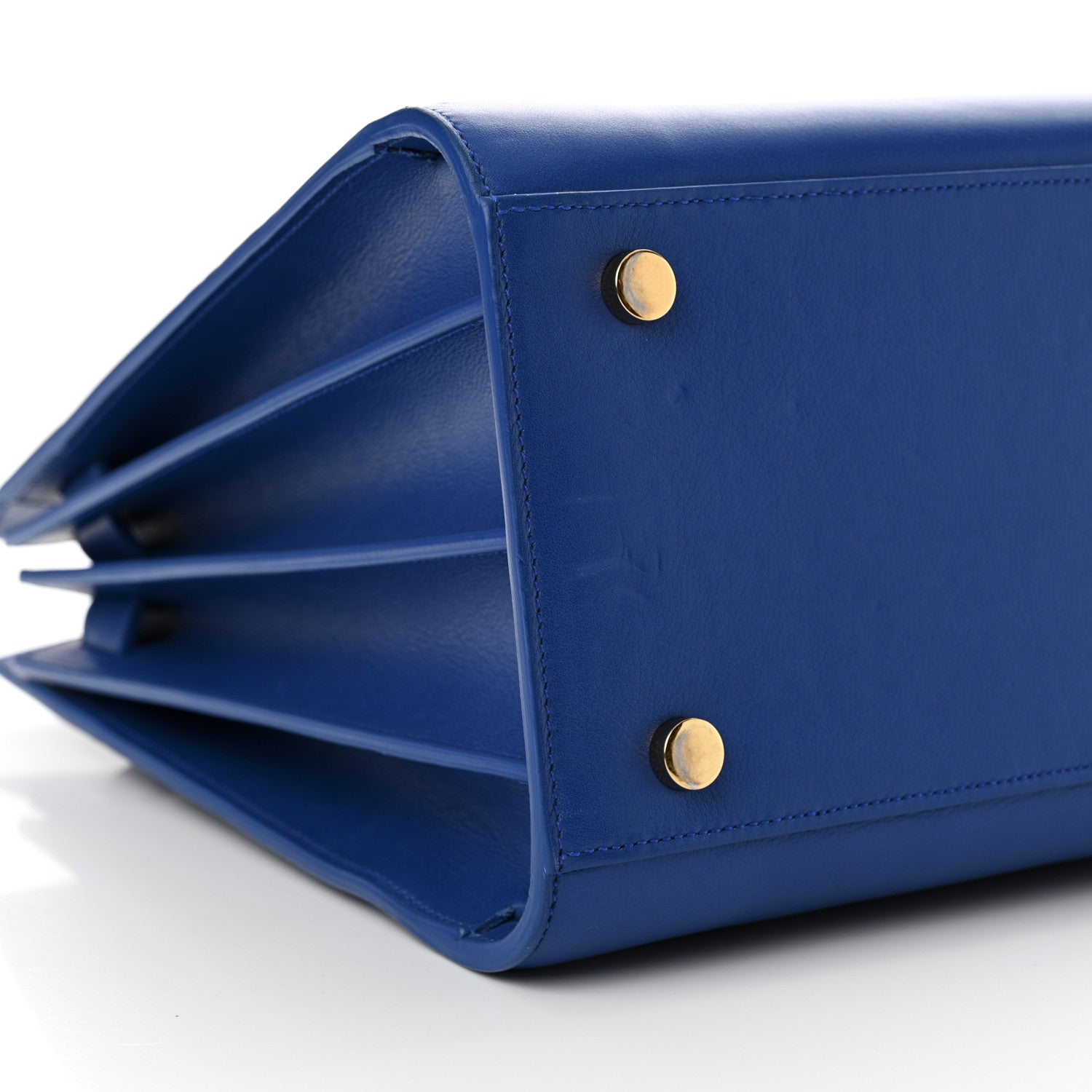 Saint Laurent Calfskin Small Sac De Jour Royal Blue 9 of 12