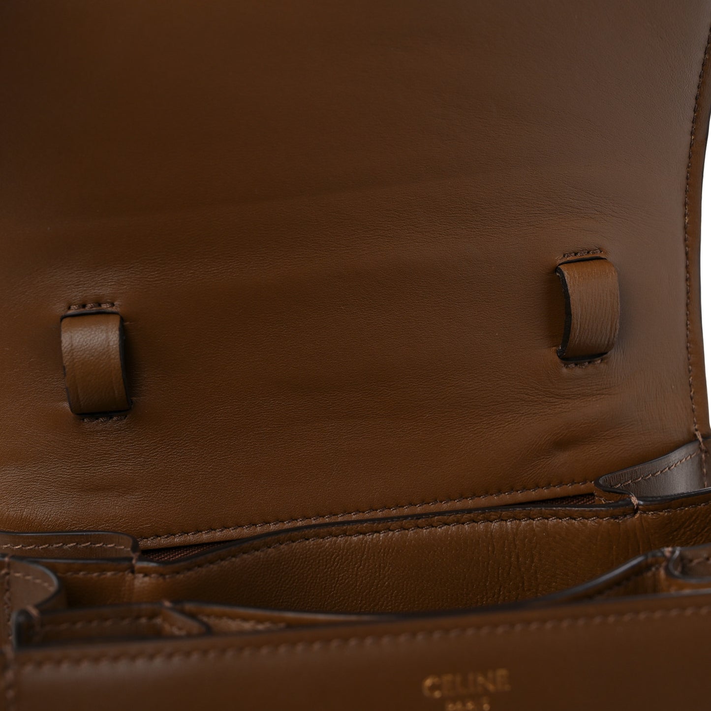 Smooth Calfskin Small Classic Box Flap Bag Camel