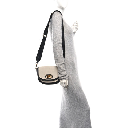 MCM Calfskin Linen Small Travia Crossbody Black 2 of 12