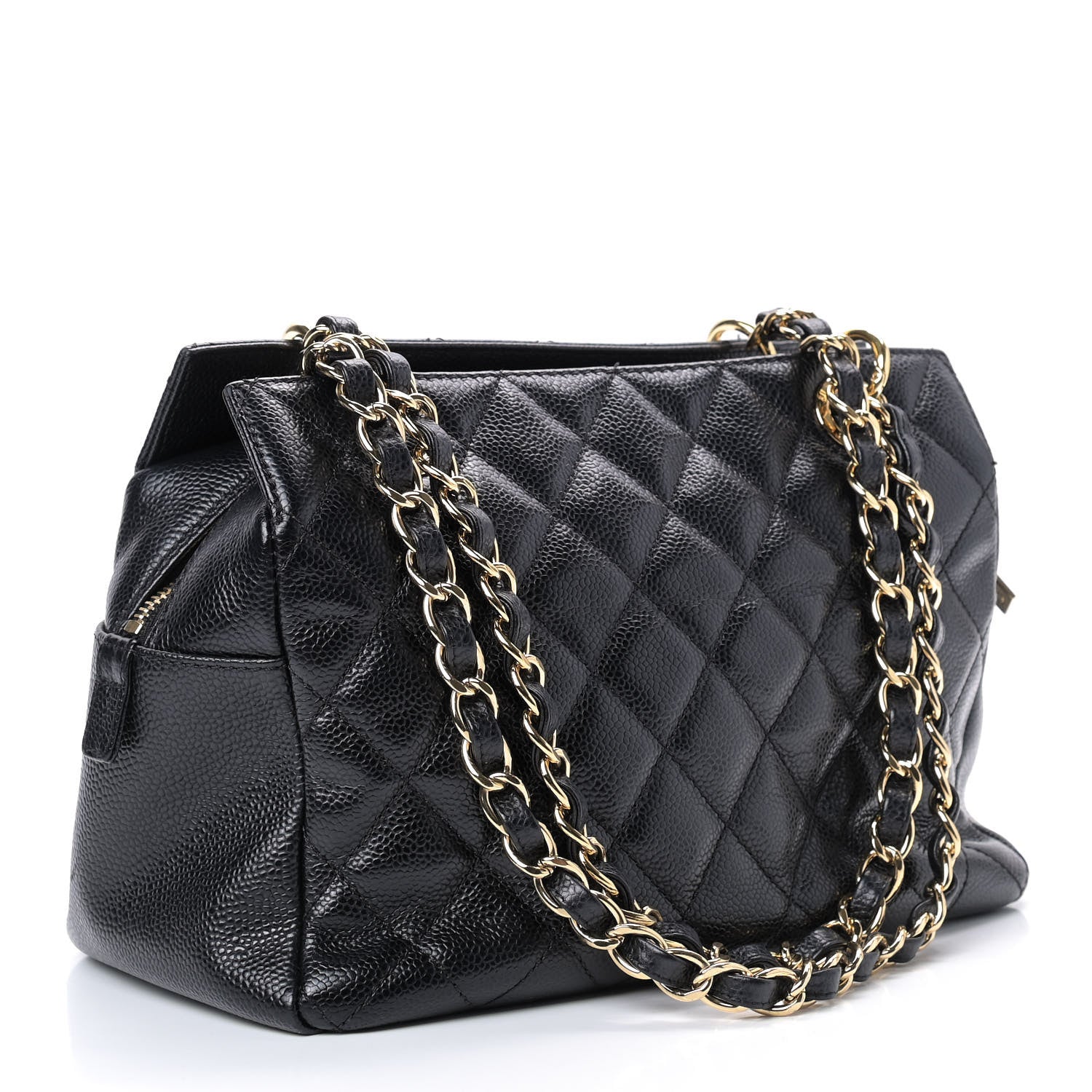 Chanel Caviar Quilted Petit Timeless Tote PTT Black 3 of 9