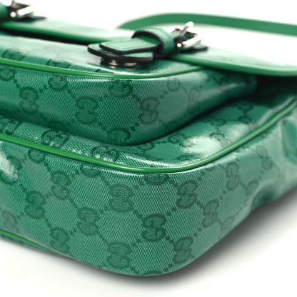 Gucci Monogram GG Childrens Messenger Bag Green 10 of 10
