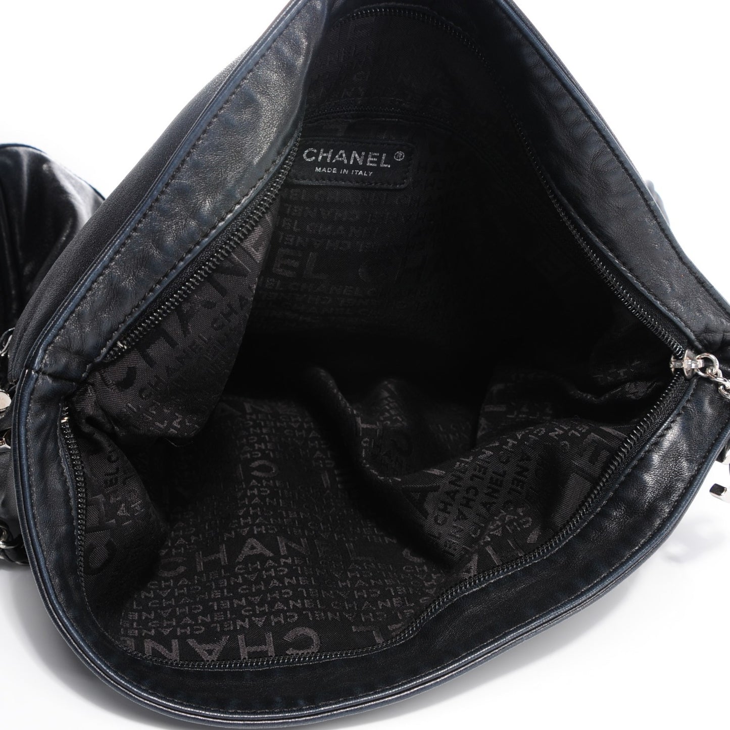 Lambskin Large Ultimate Soft Tote Black