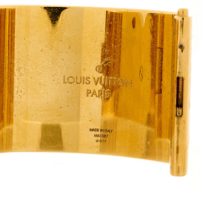 Louis Vuitton Essential V Cuff Gold 4 of 4