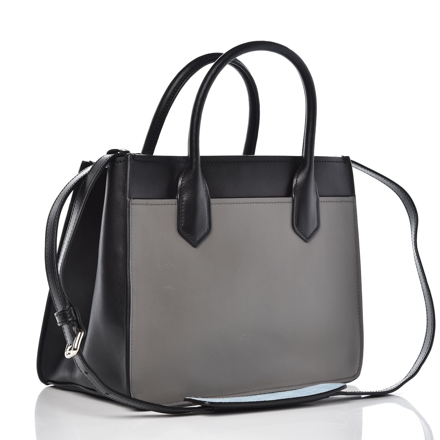Prada Vitello Patch Comics Dual Shoulder Bag Marmo Black 4 of 9