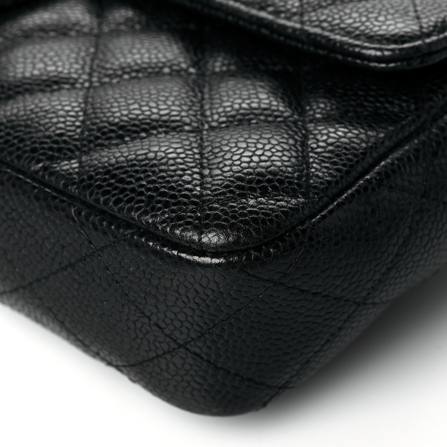 Chanel Caviar Quilted East West Flap Black 10 of 11