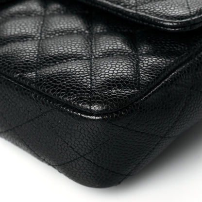 Chanel Caviar Quilted East West Flap Black 10 of 11