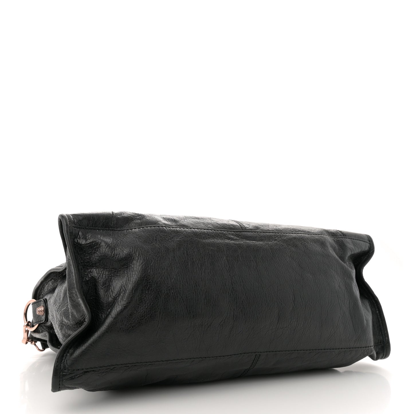 Agneau Giant 12 Rose Gold Hardware Part Time Black