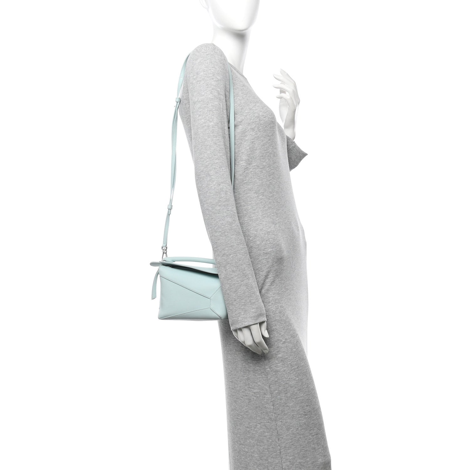 Loewe Calfskin Mini Puzzle Edge Bag Iceberg 2 of 9