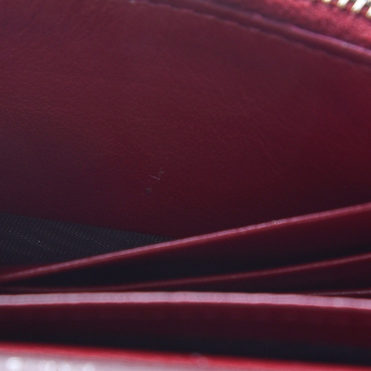 Calfskin Monogram Sunset Chain Wallet Palissandre