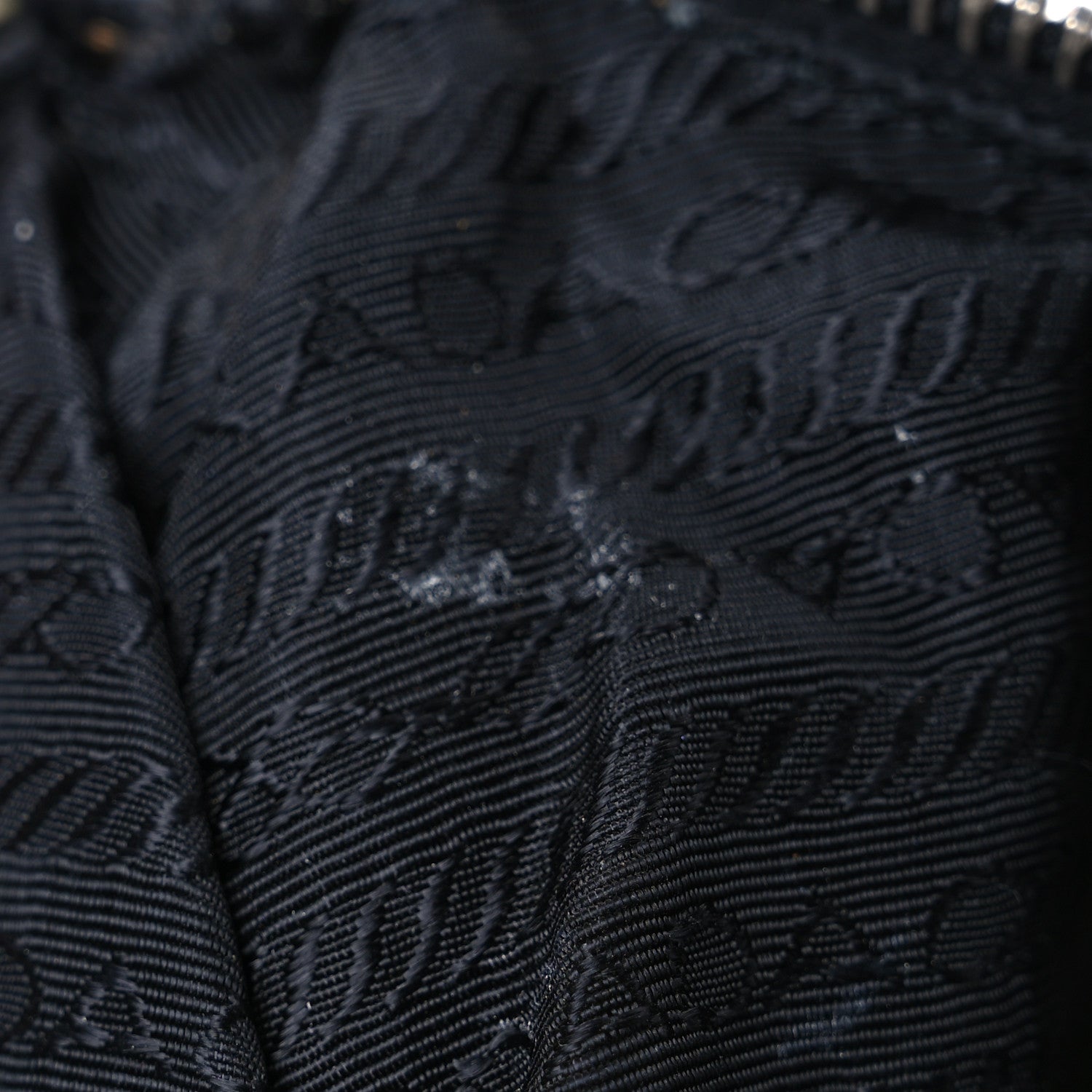 Prada Tessuto Nylon Stitched Hobo Black 11 of 12