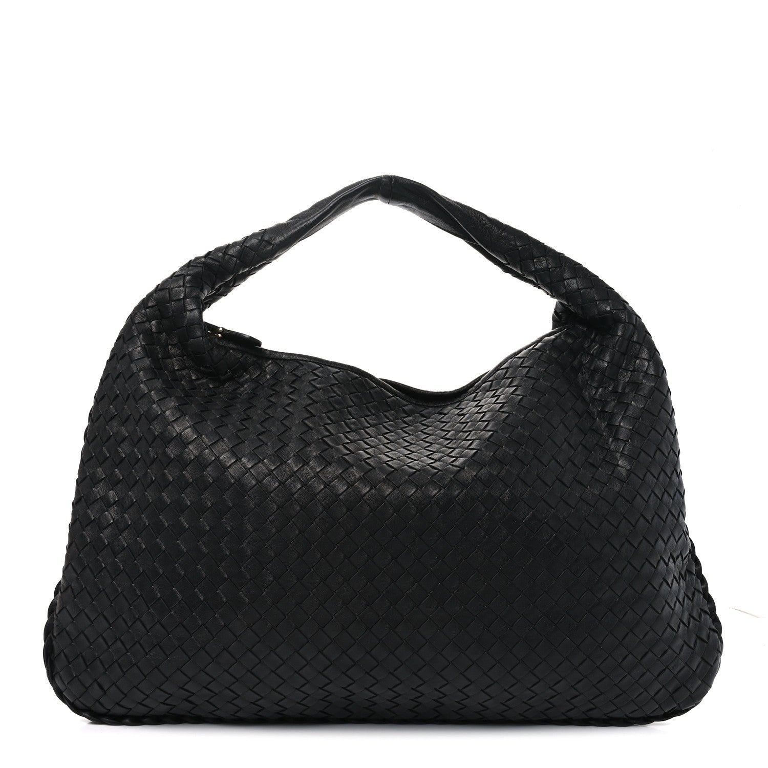 Bottega Veneta Nappa Intrecciato Large Veneta Hobo Black 1 of 12