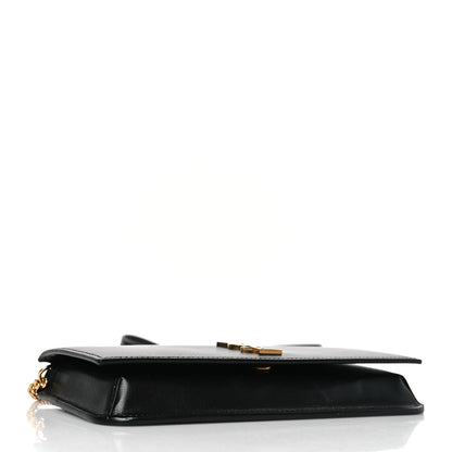 Saint Laurent Grained Calfskin Monogram Phone Holder Crossbody Black 5 of 10