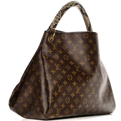 Louis Vuitton Snakeskin Monogram Artsy MM 3 of 12