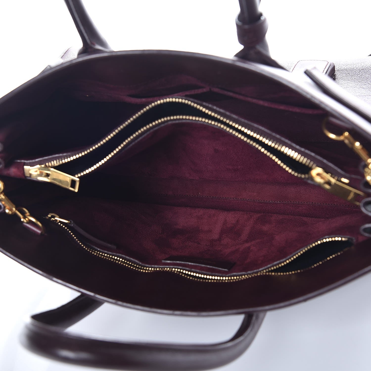 Saint Laurent Calfskin Small Sac De Jour Amarena 6 of 8