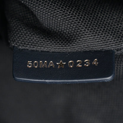 Christian Dior Oblique Calfskin Medium Book Tote With Strap Blue Multicolor Blue Multicolor 7 of 12