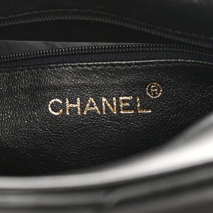 Chanel Lambskin Quilted CC Tassel Camera Case Black 6 of 12
