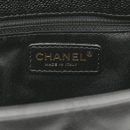 Chanel Caviar Quilted Grand Shopping Tote GST Black 5 of 9