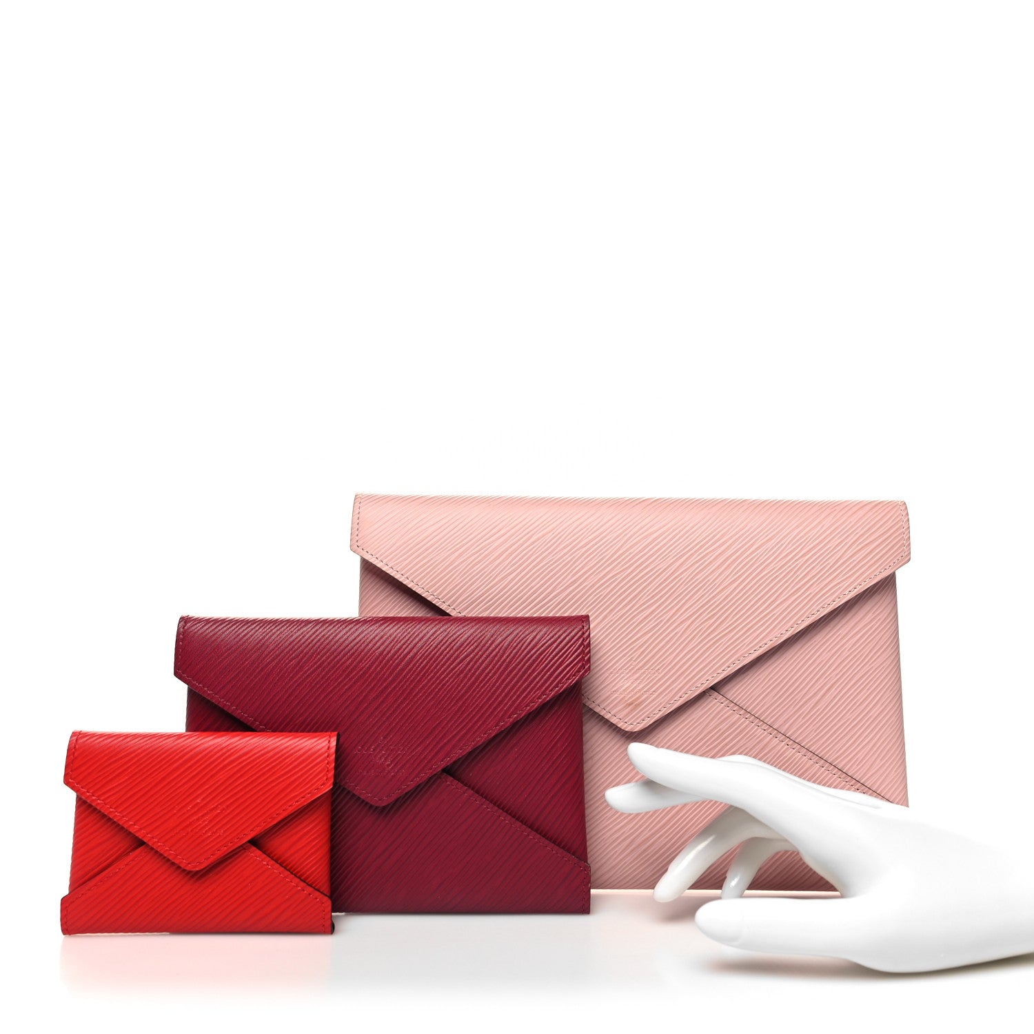 Louis Vuitton Epi Kirigami Pochette Set Rose Ballerine Fuchsia Coquelicot 2 of 14