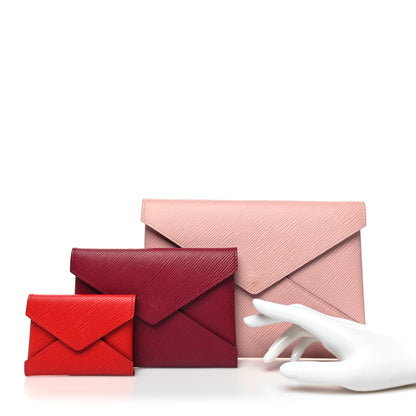 Louis Vuitton Epi Kirigami Pochette Set Rose Ballerine Fuchsia Coquelicot 2 of 14