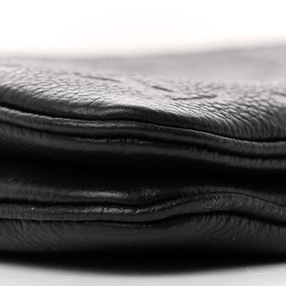 Louis Vuitton Empreinte Double Zip Pochette Black 9 of 11