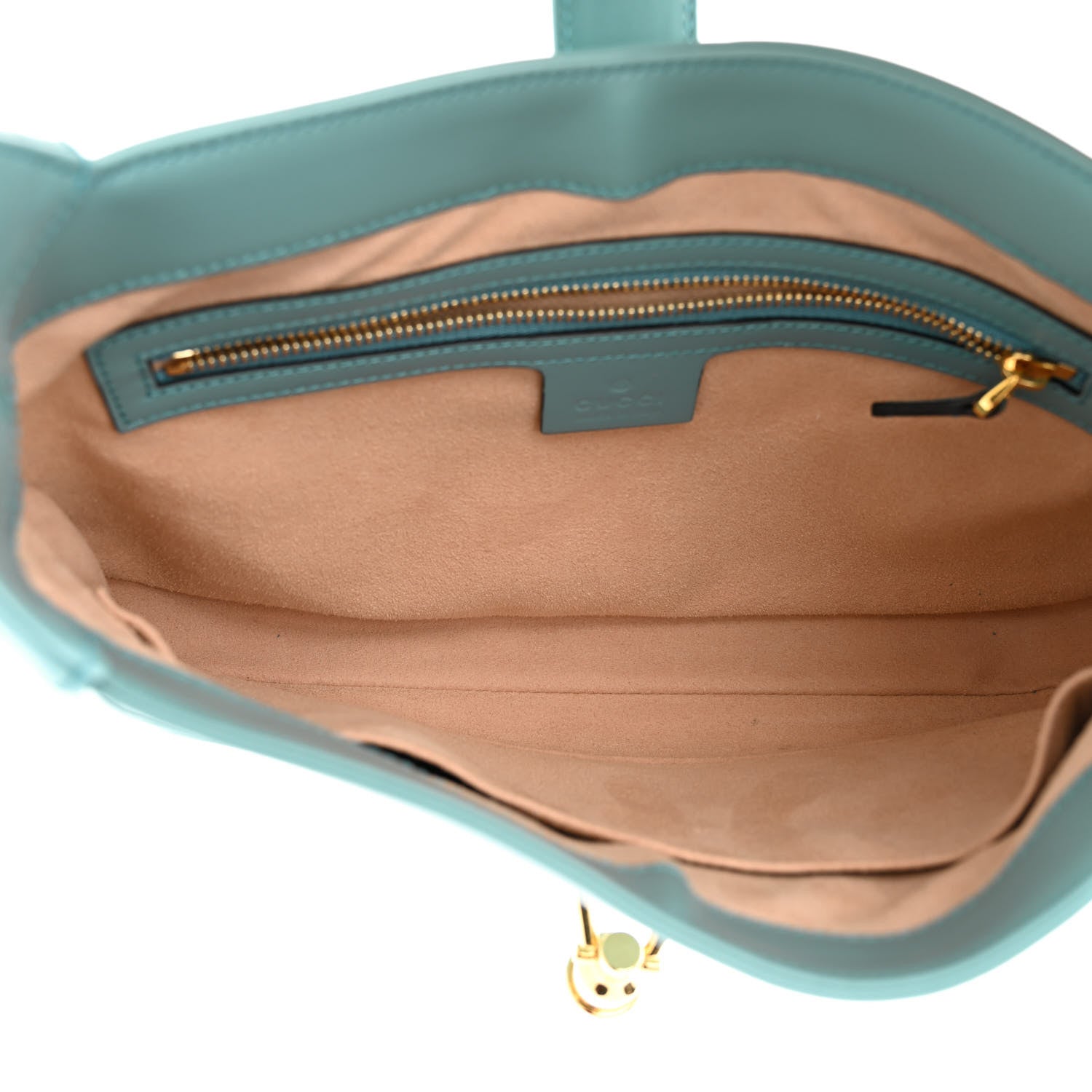 Gucci Boarded Dyana Lux Calfskin Small Jackie 1961 Hobo Dusty Azure 5 of 13