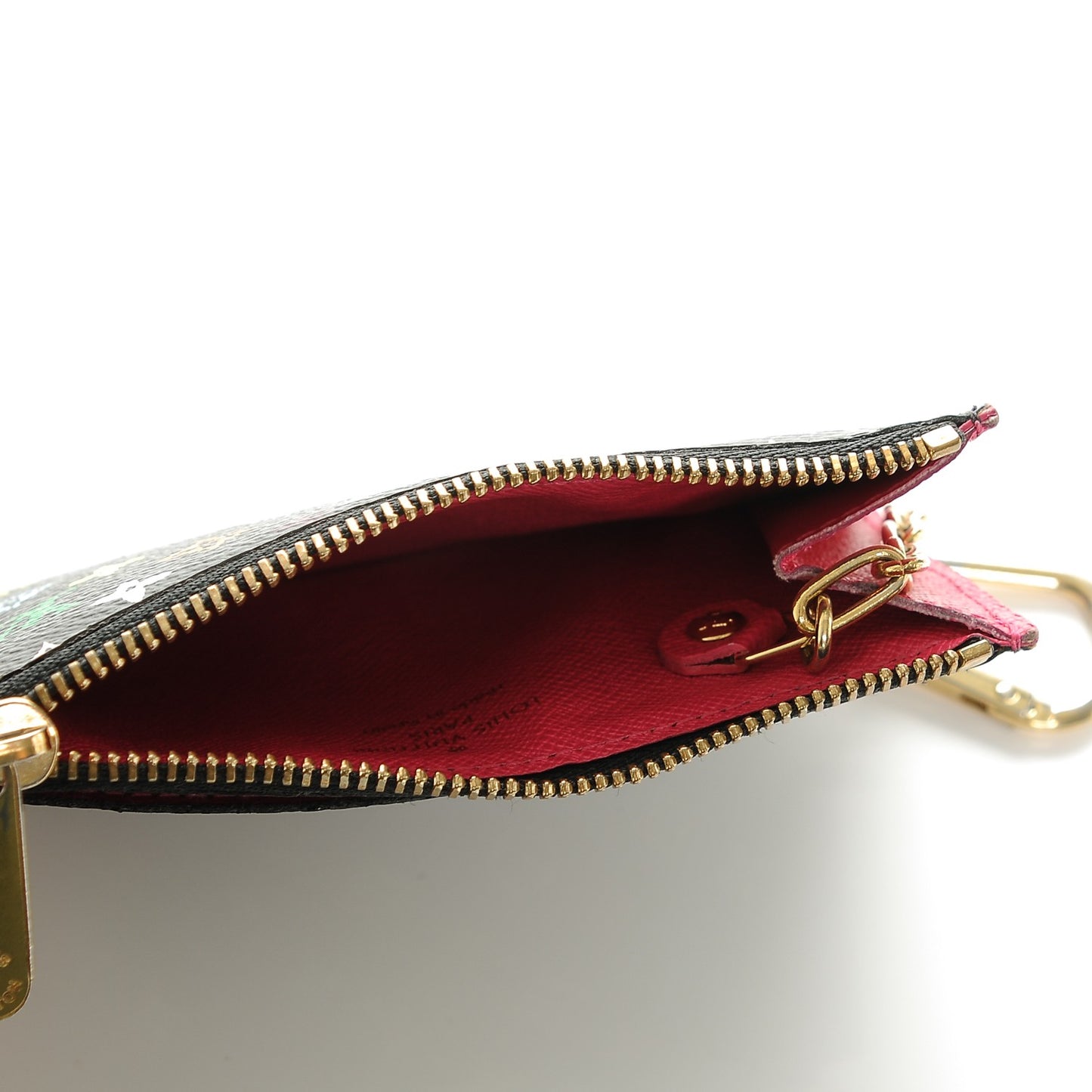 Monogram Multicolor Key Pouch Black Grenade