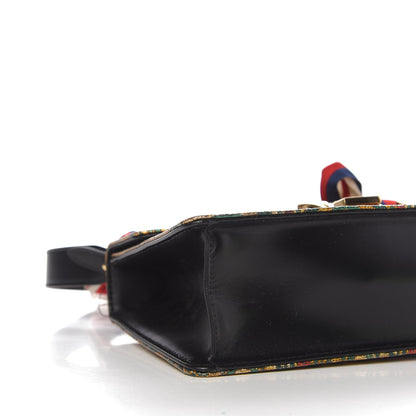 Gucci Iridescent Brocade Small Sylvie Shoulder Bag Gold 8 of 10