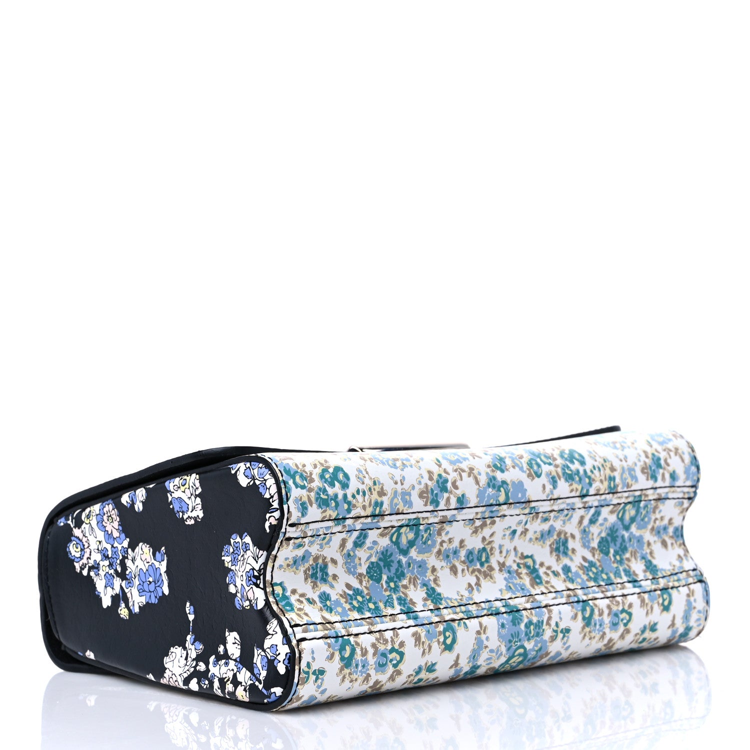 Louis Vuitton Printed Calfskin Flower Twist Shoulder Bag MM 5 of 9