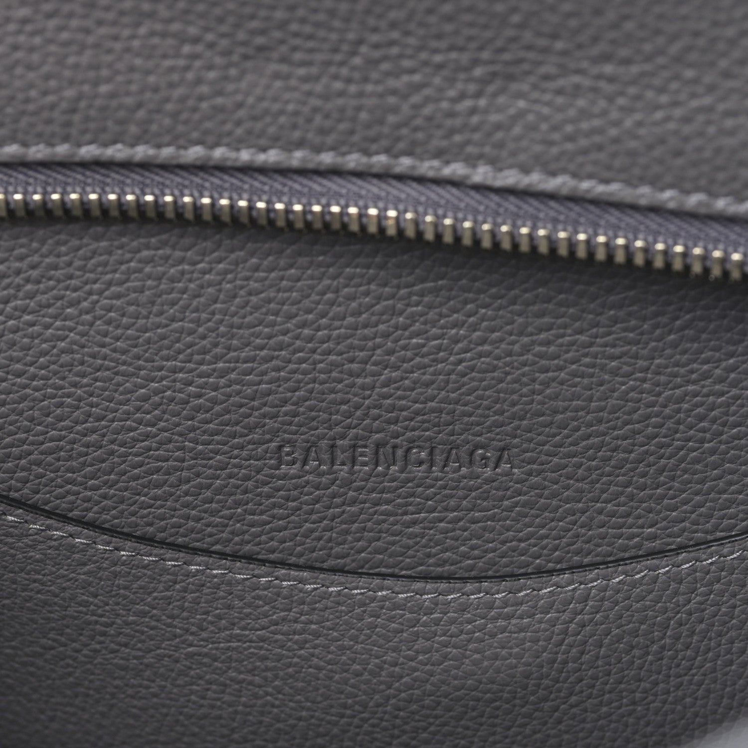 Balenciaga Grained Calfskin Neo Classic Silver Hardware Medium City Dark Grey 5 of 7