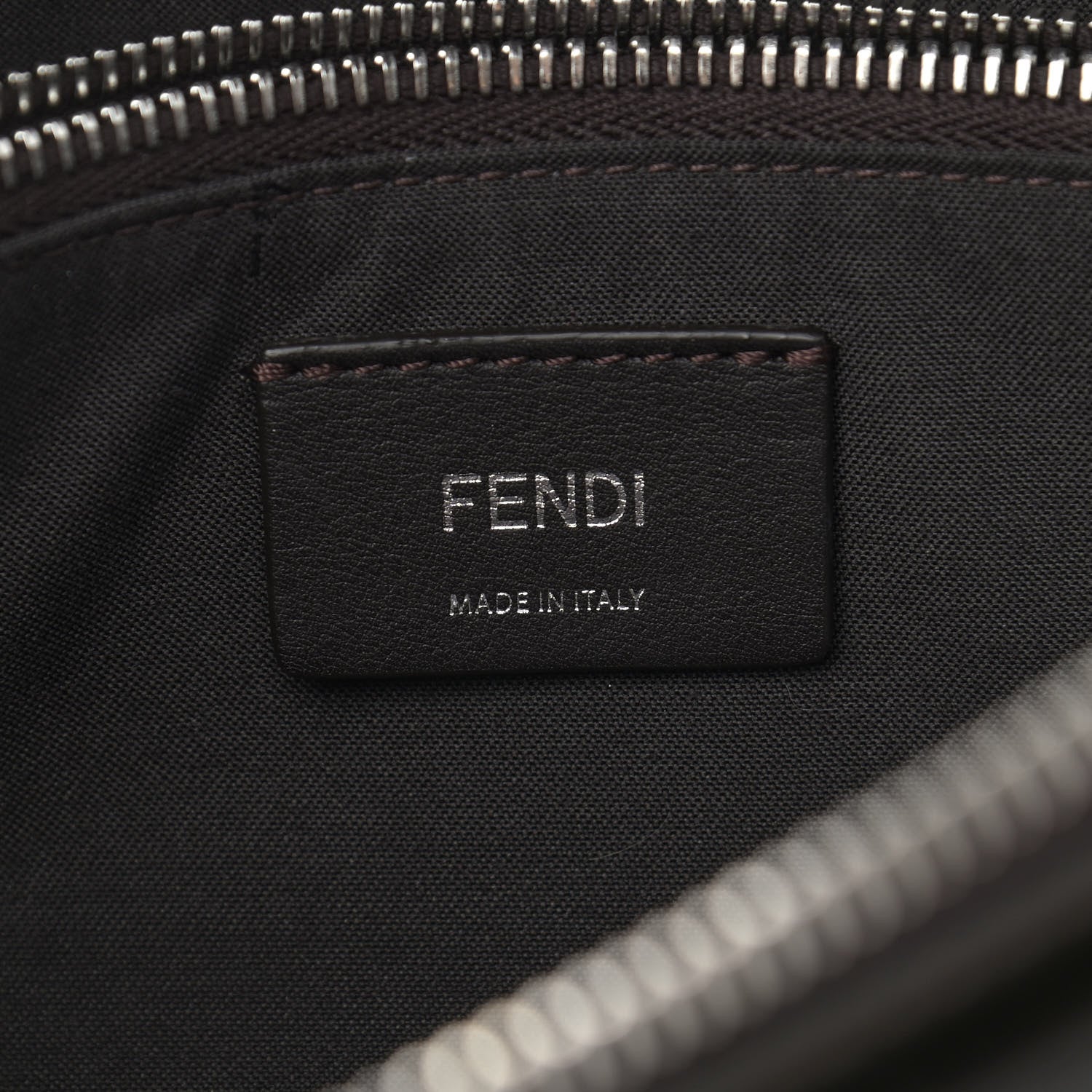 Fendi Vitello Dolce 4 Color Medium By The Way Boston Bag Carbone Grigio Polvere Multicolor 6 of 12