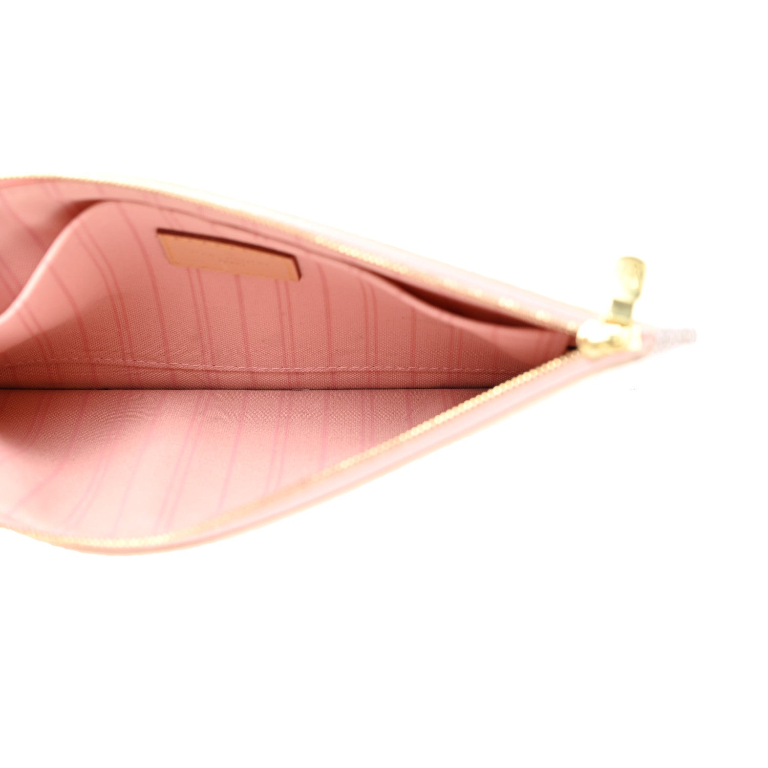 Louis Vuitton Damier Azur Neverfull MM GM Pochette Rose Ballerine 6 of 7