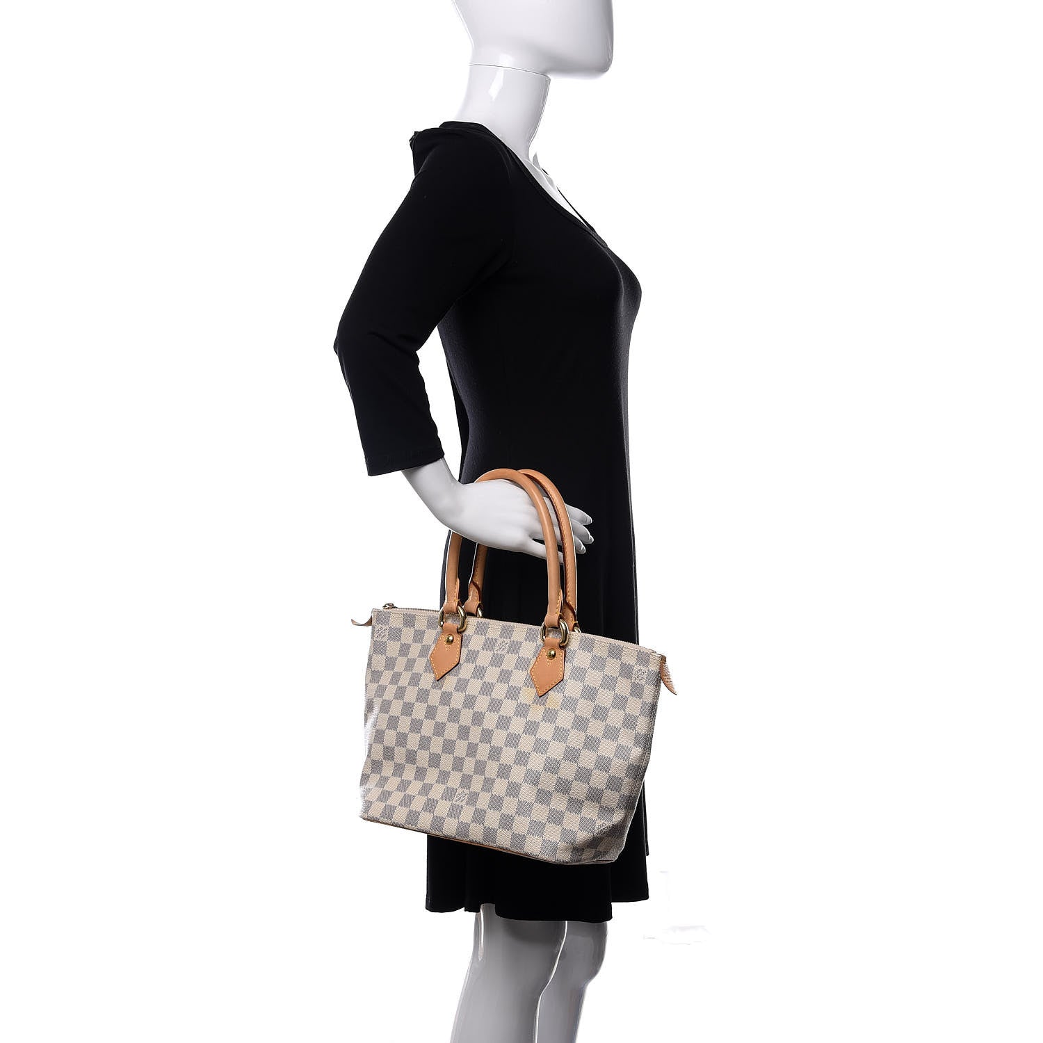 Louis Vuitton Damier Azur Saleya PM 2 of 8