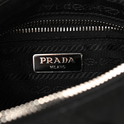 Prada Nylon Tessuto Impuntu Quilted Crossbody Bag Black 5 of 9
