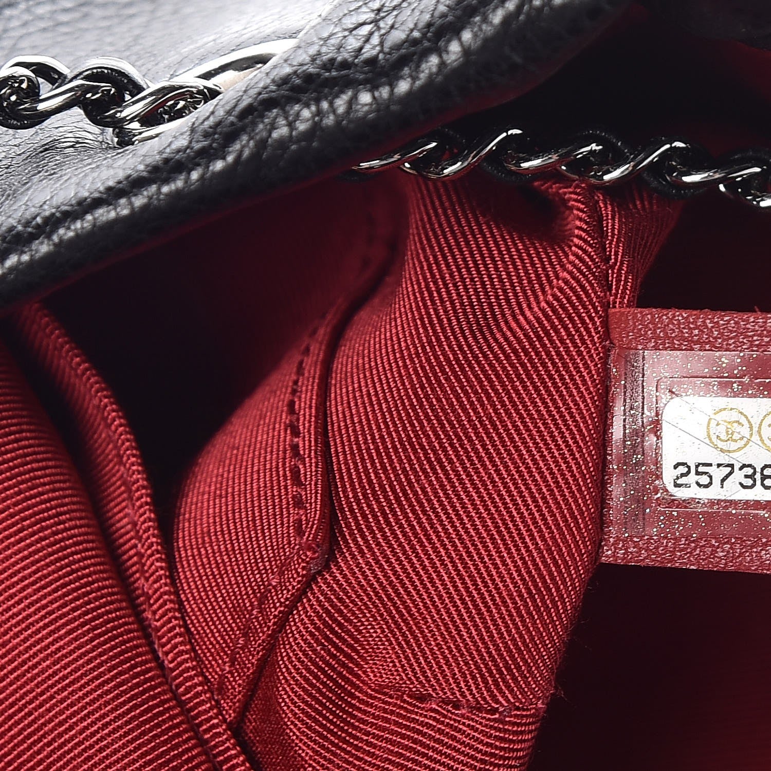 Chanel Calfskin Quilted Small Gabrielle Bucket Black 7 of 8