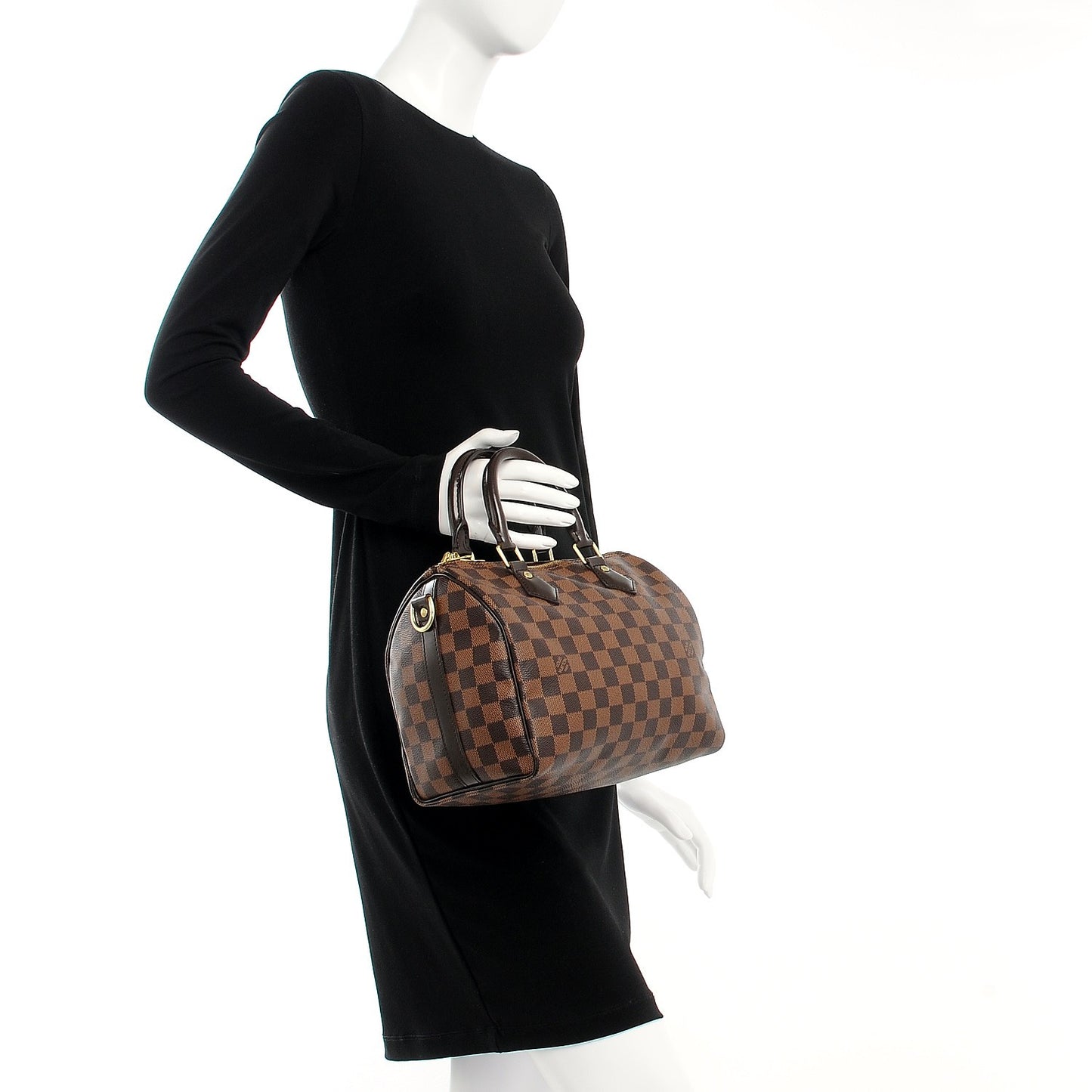 Damier Ebene Speedy Bandouliere 25